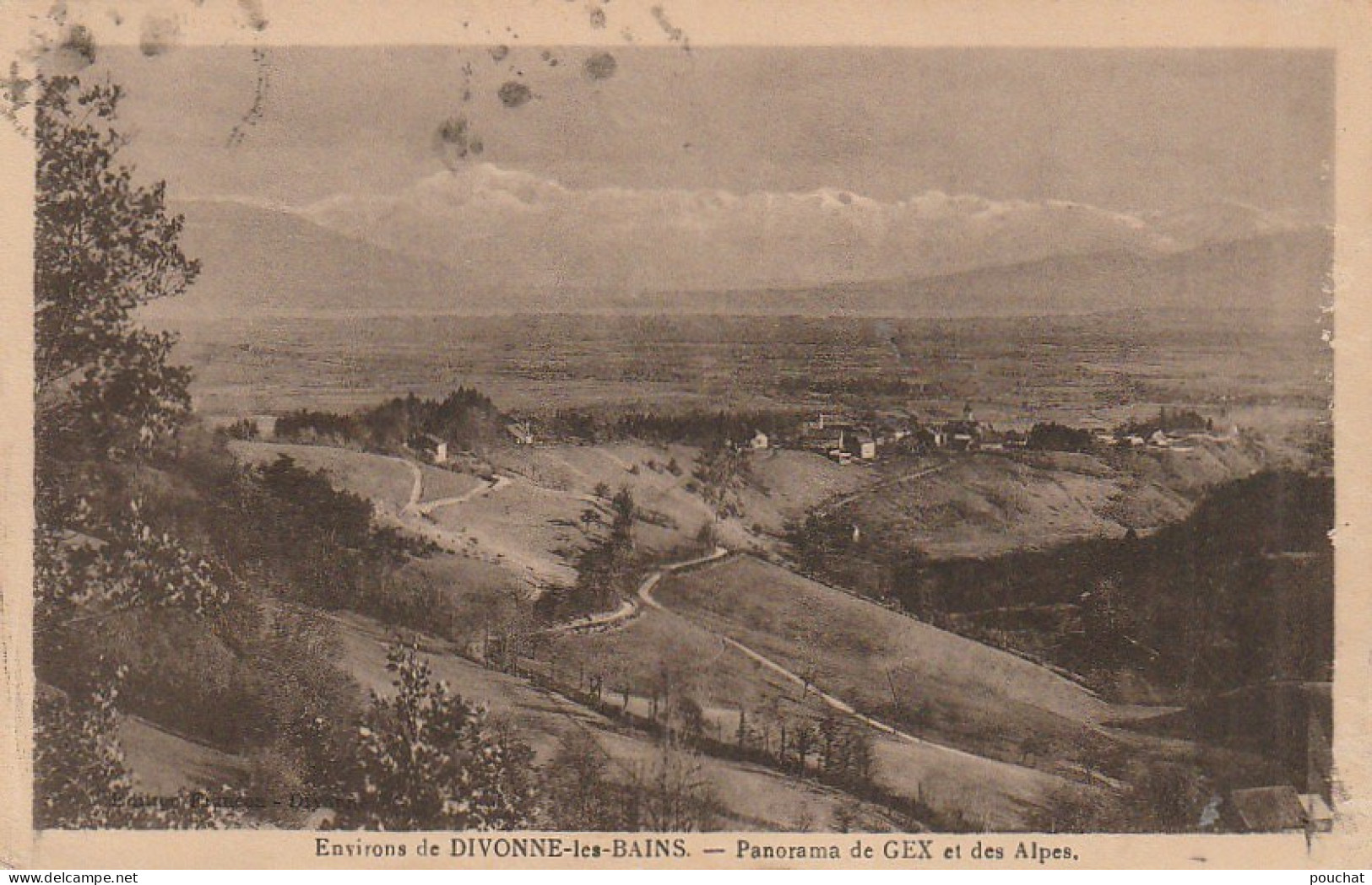 AA+ -(01) ENVIRONS DE DIVONNE LES BAINS - PANORAMA DE GEX ET DES ALPES - Gex