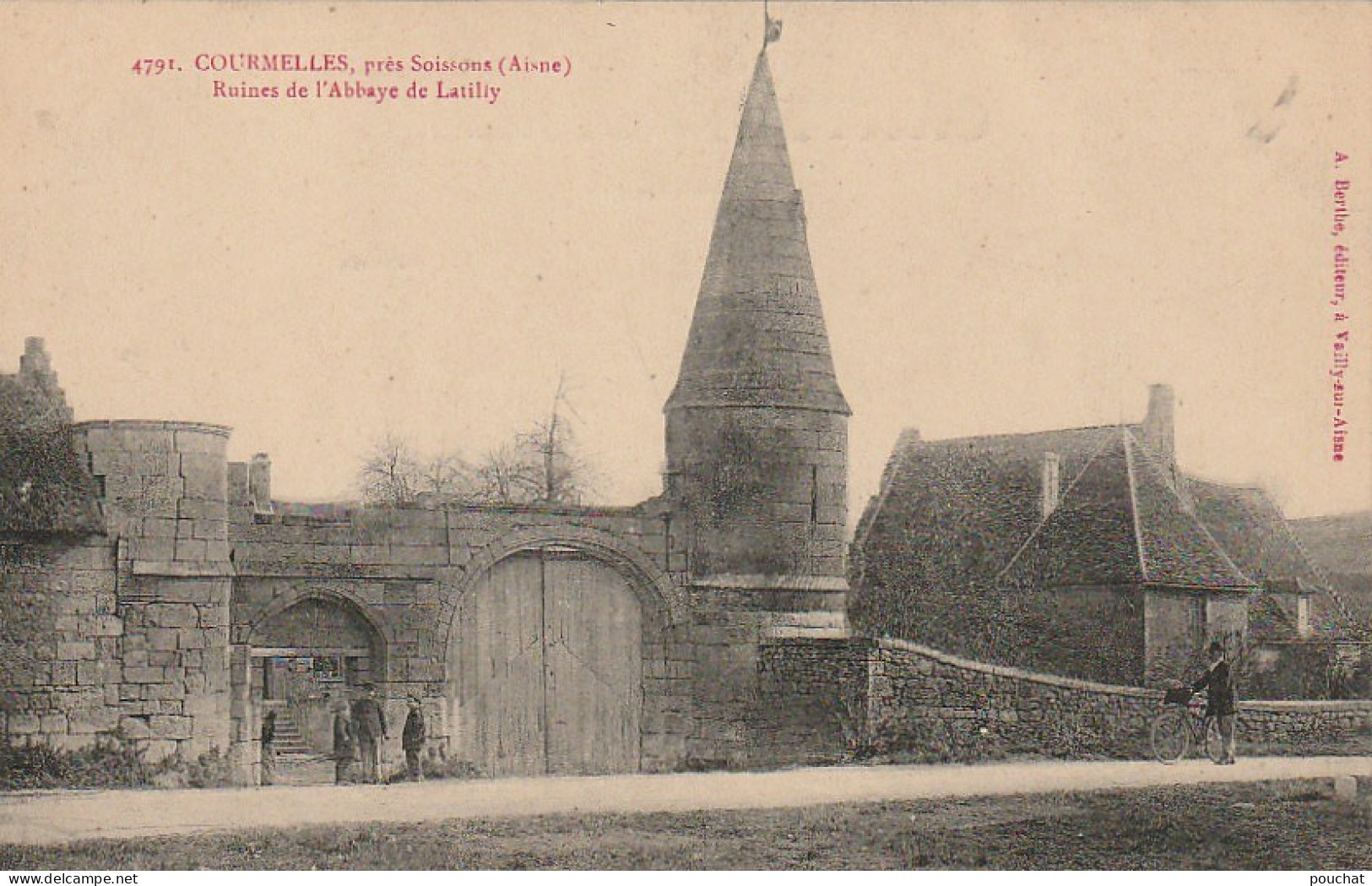 AA+ -(02) COURMELLES , PRES SOISSONS - RUINES DE L' ABBAYE DE  LATILLY - ANIMATION - Otros & Sin Clasificación