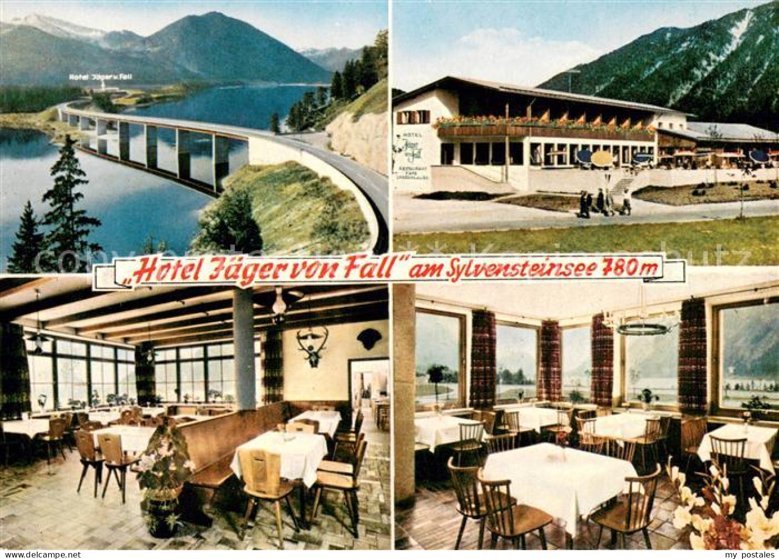 73650822 Sylvensteinsee Lenggries Hotel Jaeger Von Fall Restaurant Cafe Jaegerkl - Lenggries