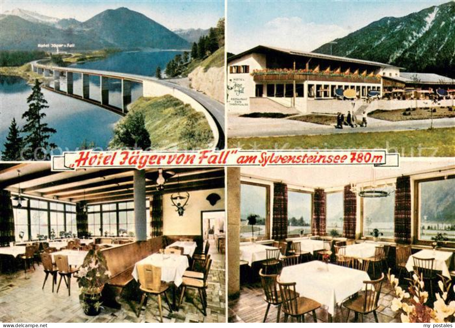 73650819 Sylvensteinsee Lenggries Hotel Jaeger Von Fall Restaurant Cafe Jaegerkl - Lenggries
