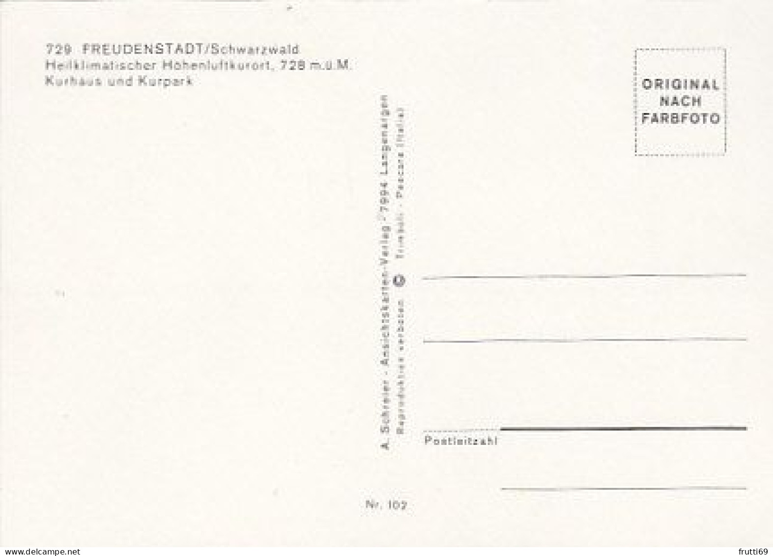 AK 216026 GERMANY - Freudenstadt / Schwarzwald - Kurhaus Und Kurpark - Freudenstadt