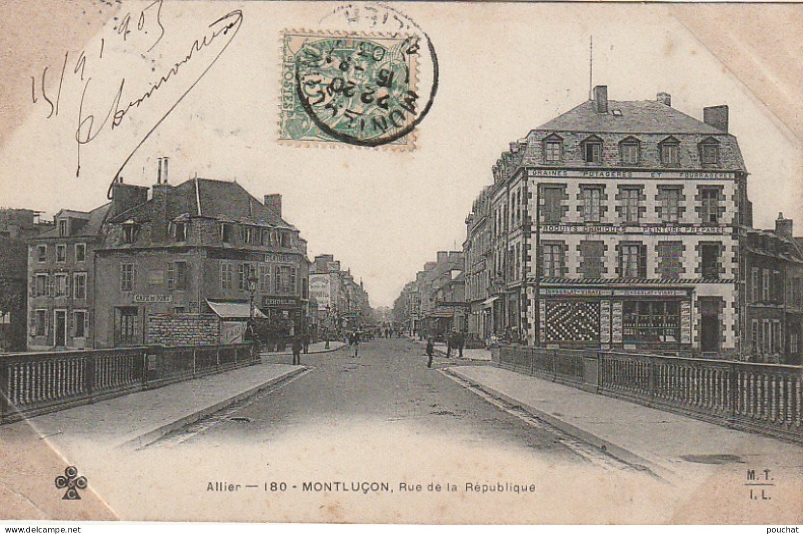 AA+ -(03) MONTLUCON - RUE DE LA REPUBLIQUE - ANIMATION - Montlucon