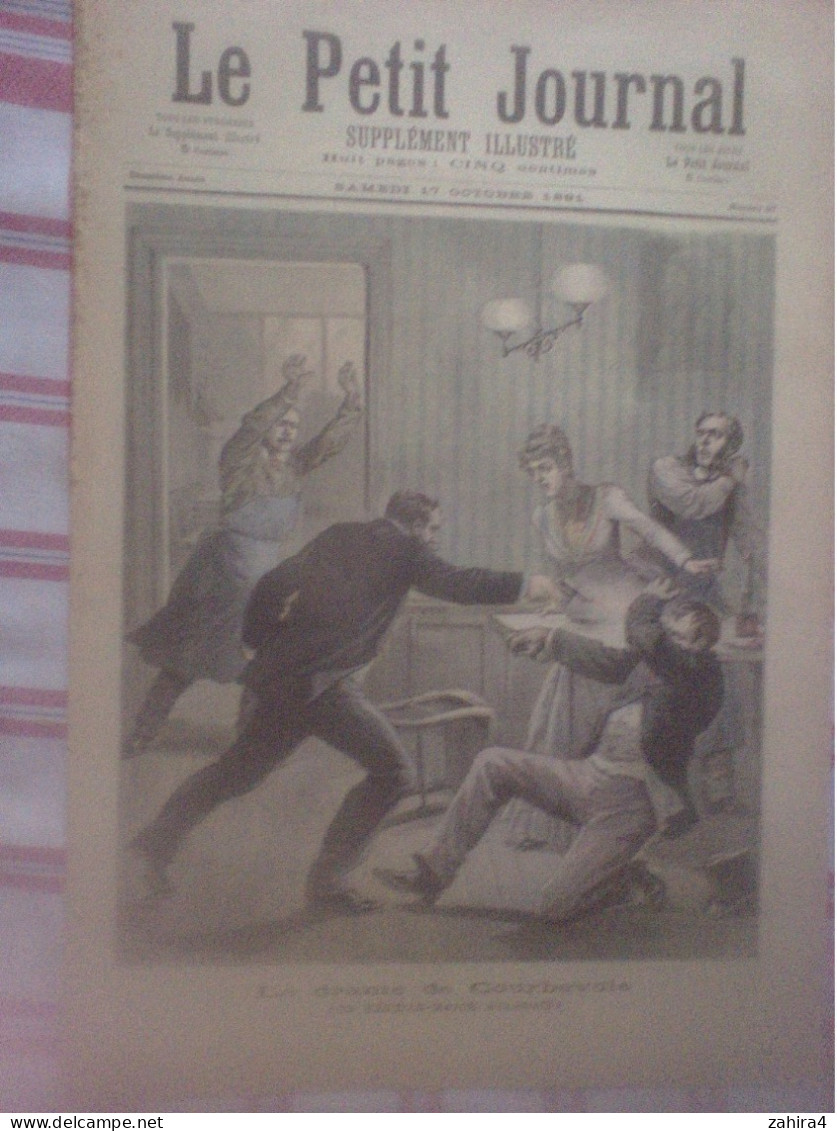 Le Petit Journal N°47 Drame De Courbevoie Fin D'un Brigand Algérie (sa Tête)  Chanson La Cousine Marguritte G Nadaud - Riviste - Ante 1900