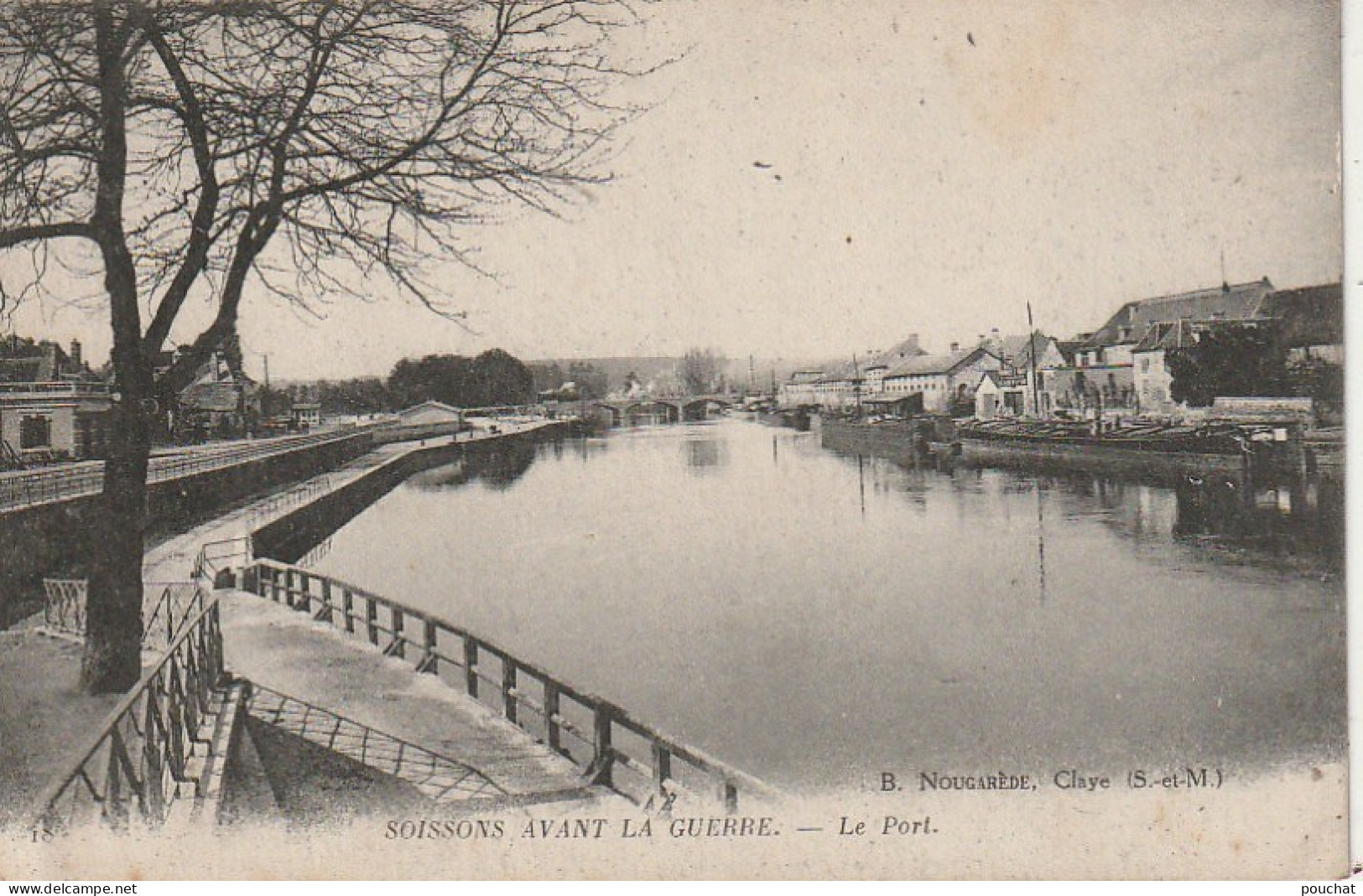 AA+ -(02) SOISSONS AVANT LA GUERRE - LE PORT - PENICHES - Soissons