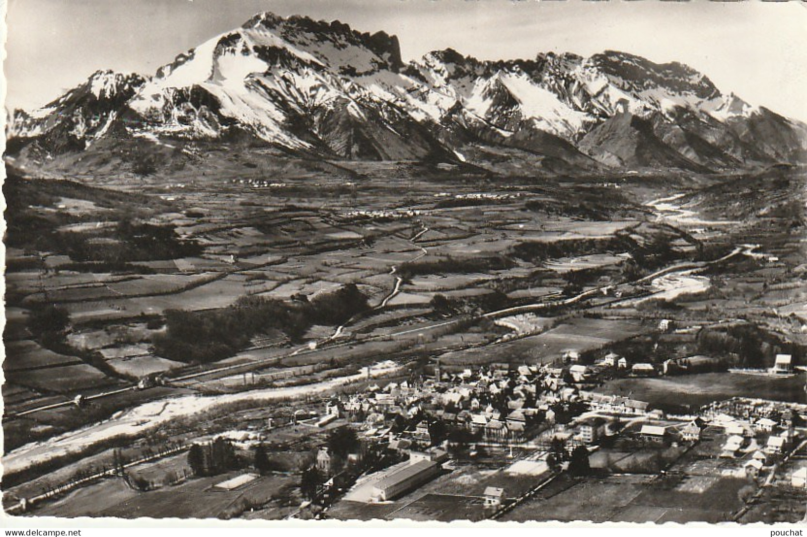 AA+ -(05) SAINT BONNET - VUE GENERALE AERIENNE  - VALLEE DU DRAC , ROUTE NAPOLEON ET CHAINE DU DEVOLUY - Autres & Non Classés