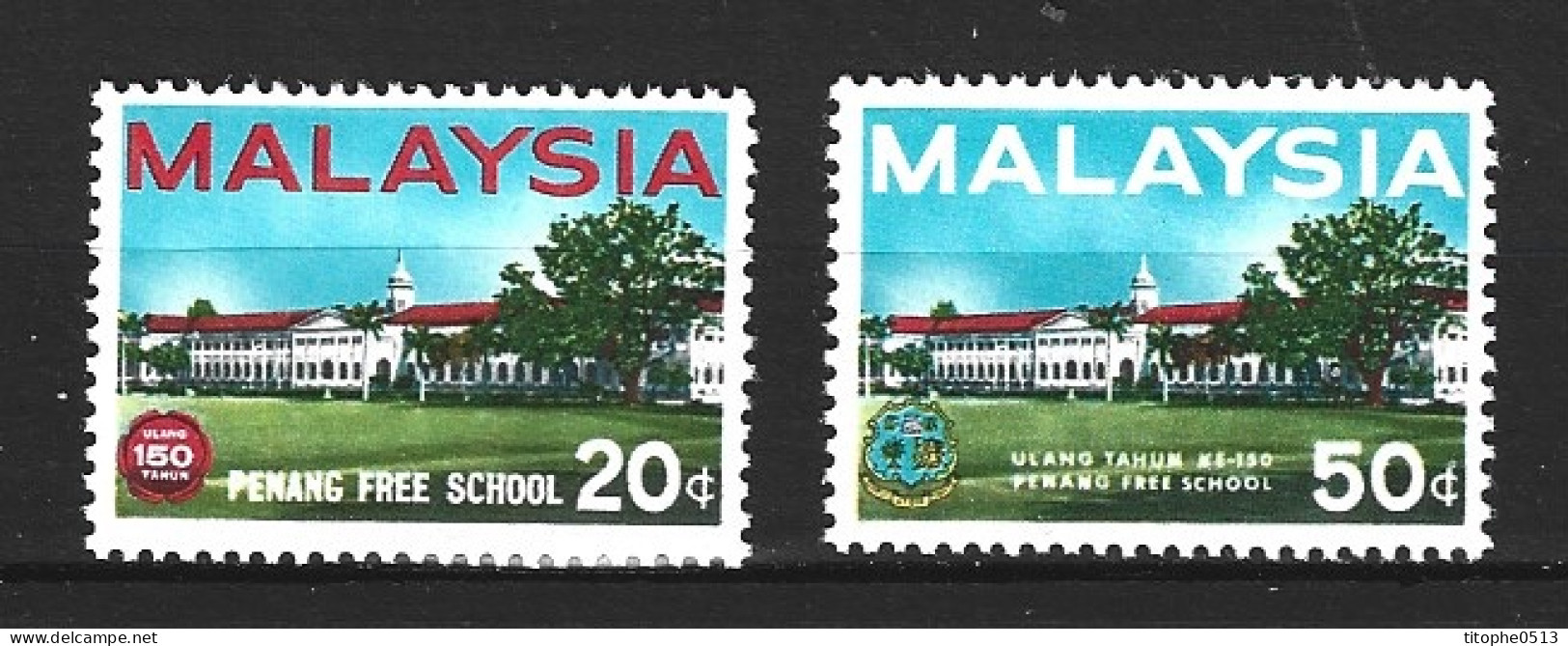 MALAISIE. N°35-6 De 1966. Ecole. - Otros & Sin Clasificación