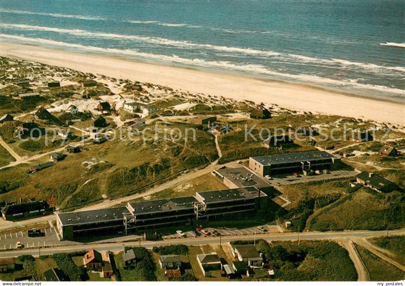 73650757 Henne Strand Ferienhaeuser Fliegeraufnahme Henne Strand - Danemark