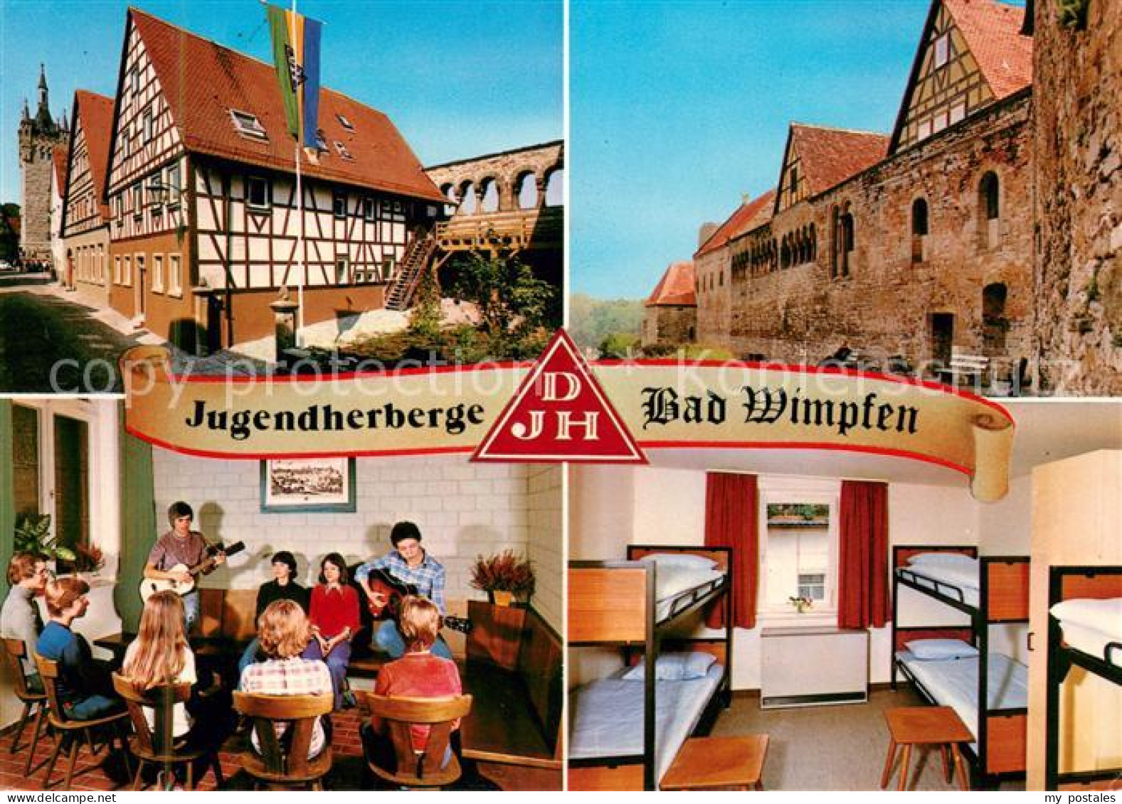 73650715 Bad Wimpfen Jugendherberge Aufenthaltsraum Musikgruppe Schlafraum Stadt - Bad Wimpfen