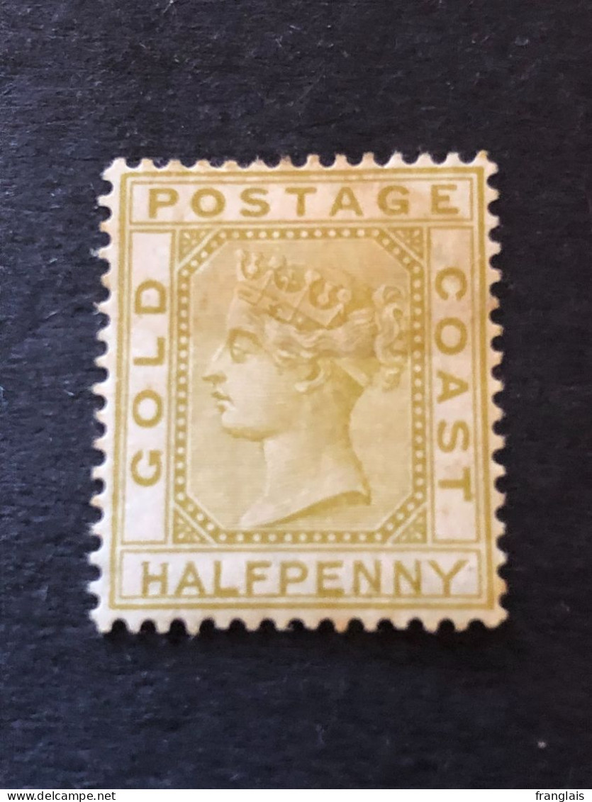 GOLD COAST SG 20  ½d Olive Yellow  MH*  CV £95 - Costa D'Oro (...-1957)