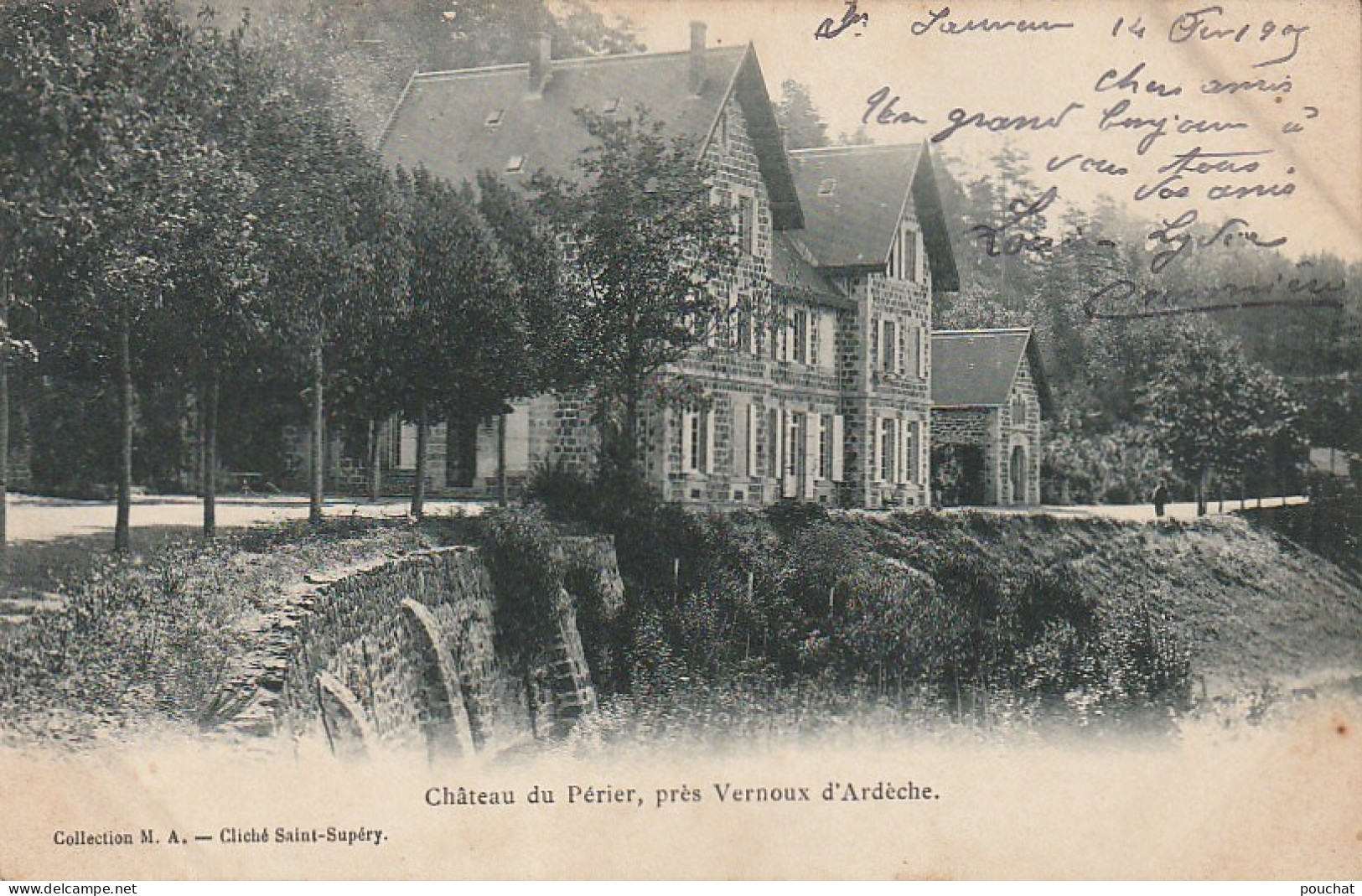 AA+ -(07) CHATEAU DU PERIER , PRES VERNOUX D' ARDECHE - Vernoux