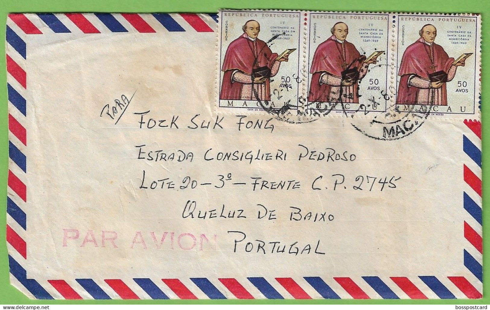 História Postal - Filatelia - Stamps - Timbresl - Philately - China - Portugal - Otros & Sin Clasificación