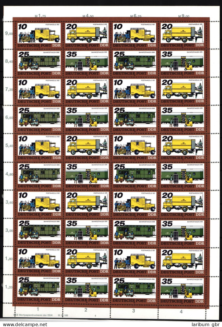 DDR 2299-2302 Postfrisch Als ZD-Bogen, FN 4 #JV004 - Autres & Non Classés