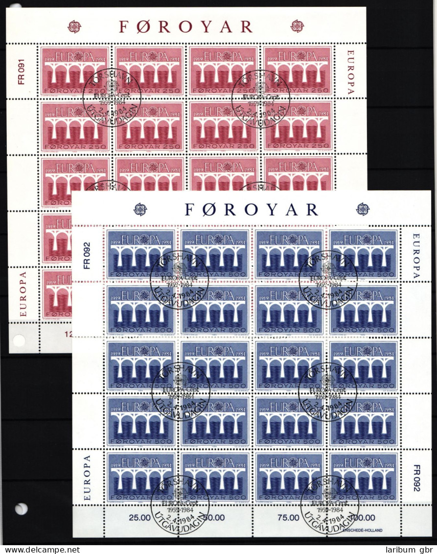 Färöer 97-98 Gestempelt Als Kleinbögen, Cept, Ersttagssonderstempel #JV029 - Faeroër