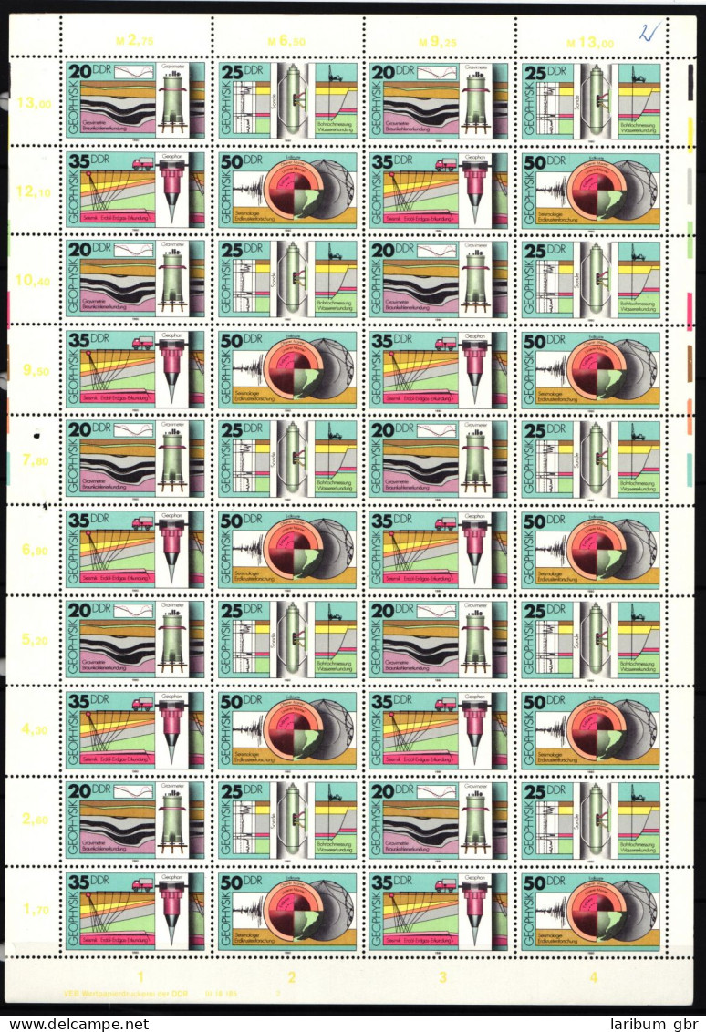 DDR 2557-2560 Postfrisch Als ZD-Bogen #JV018 - Autres & Non Classés