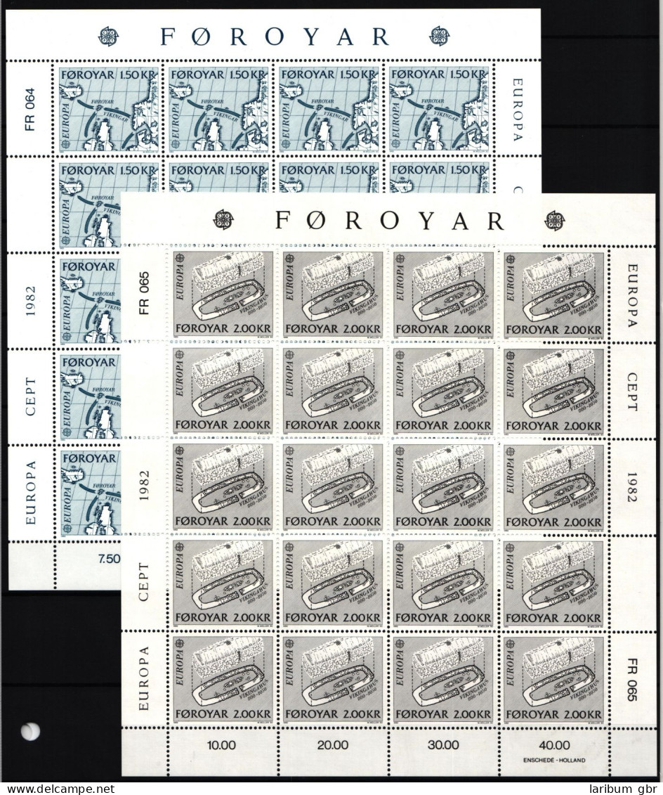 Färöer 70-71 Postfrisch Als Kleinbögen, Cept #JV022 - Faeroër