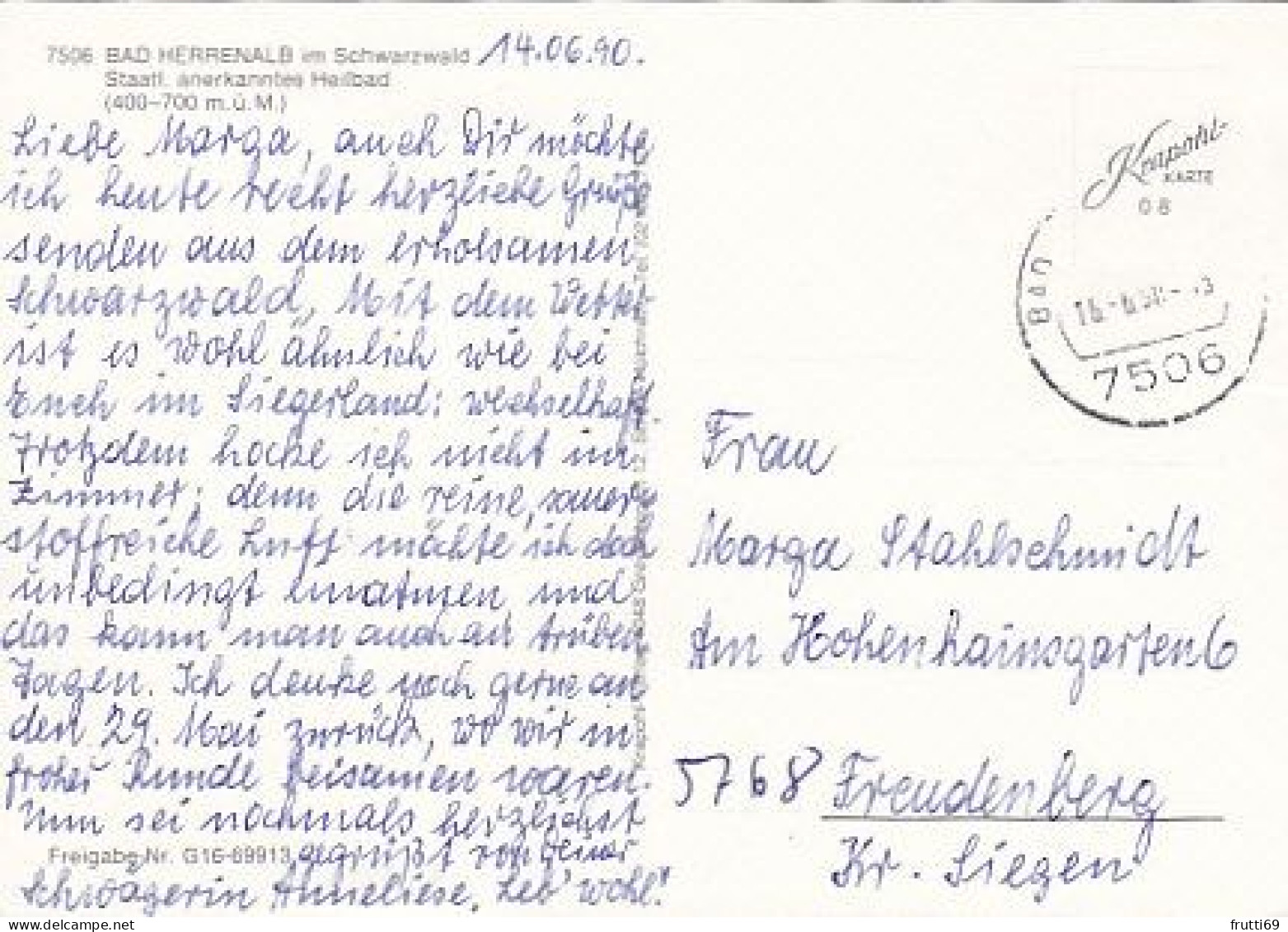 AK 216029 GERMANY - Bad Herrenalb Im Schwarzwald - Bad Herrenalb