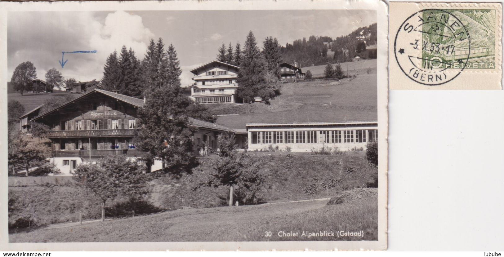 Gstaad - Chalet Alpenblick       Ca. 1950 - Gstaad