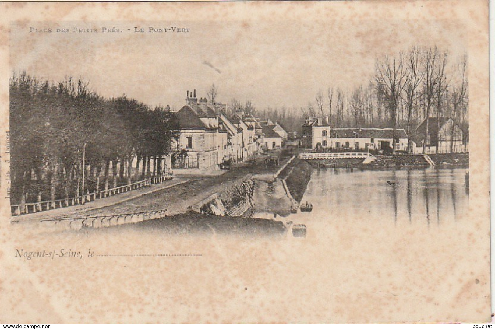 AA+ -(10) NOGENT SUR SEINE - PLACE DES PETITS PRES - LE PONT VERT - Nogent-sur-Seine