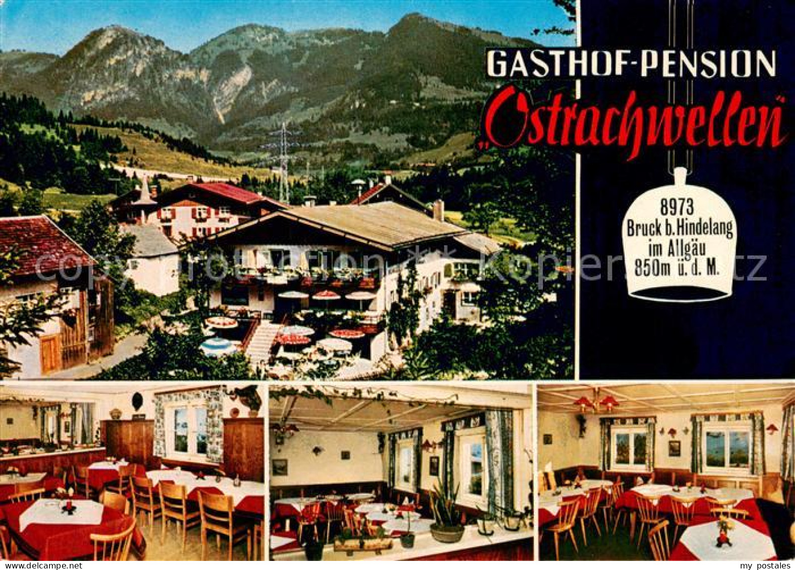 73650660 Bruck Bad Hindelang Gasthof Pension Ostrachwellen Panorama Gastraeume B - Hindelang