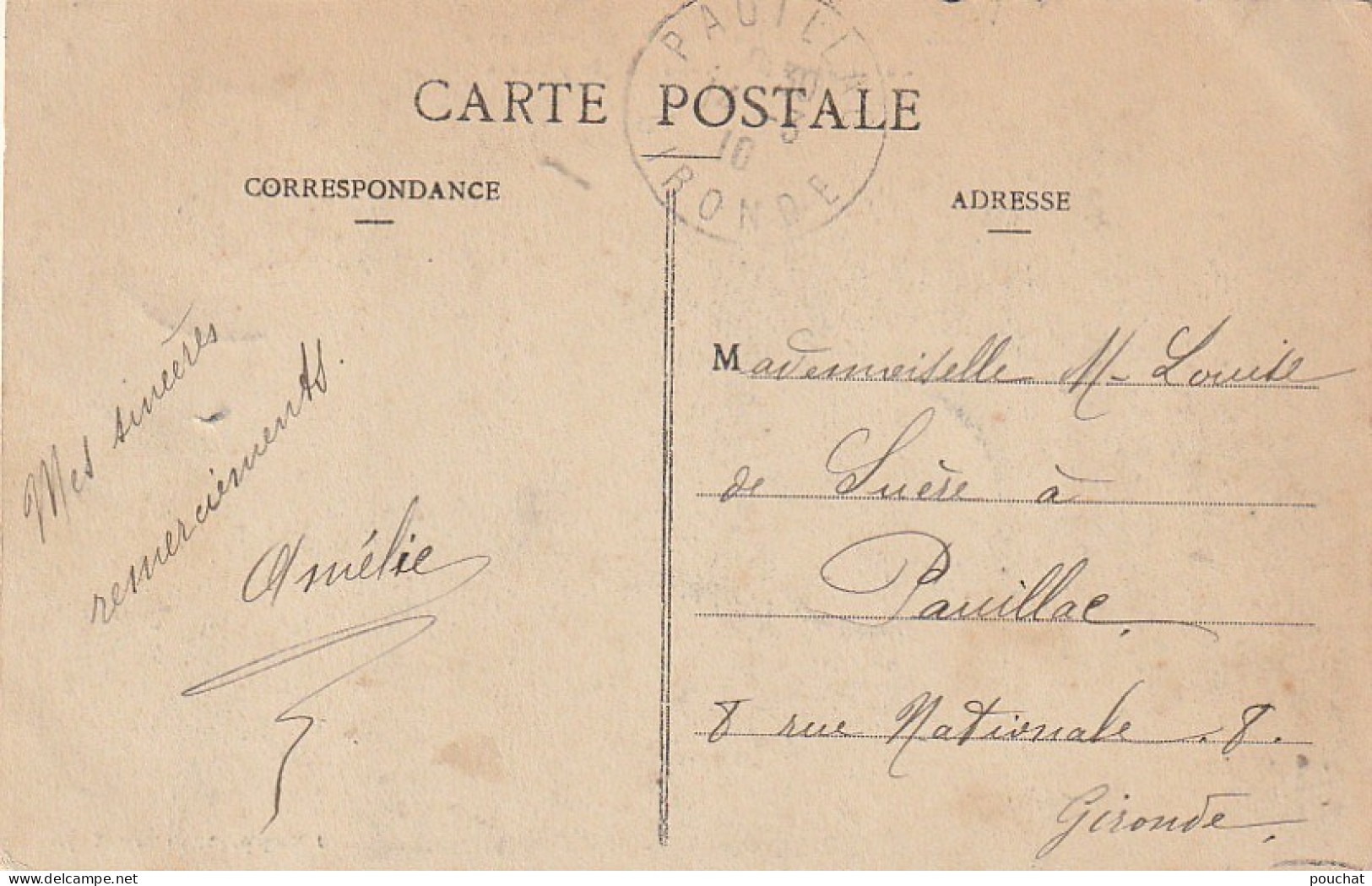 AA+ -(10) TROYES - INONDATIONS DU 22 JANVIER 1910 - UNE MAISON A LA VACHERIE RAVAGEE PAR L' EAU - Troyes