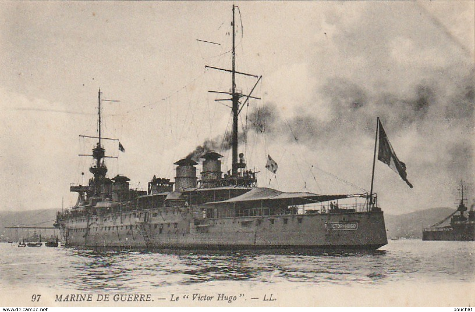 AA+ 13- " LE VICTOR HUGO "  - MARINE DE GUERRE - CROISEUR CUIRASSE - Warships