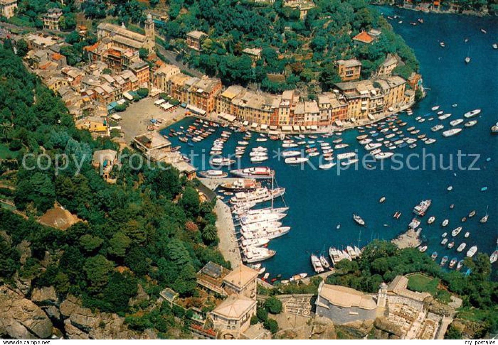 73650589 Portofino Liguria Fliegeraufnahme Golfo Tigullio Portofino Liguria - Other & Unclassified