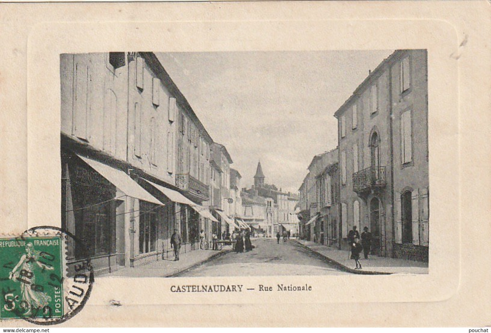 AA+ 15-(11) CASTELNAUDARY - RUE NATIONALE - ANIMATION - COMMERCES - Castelnaudary