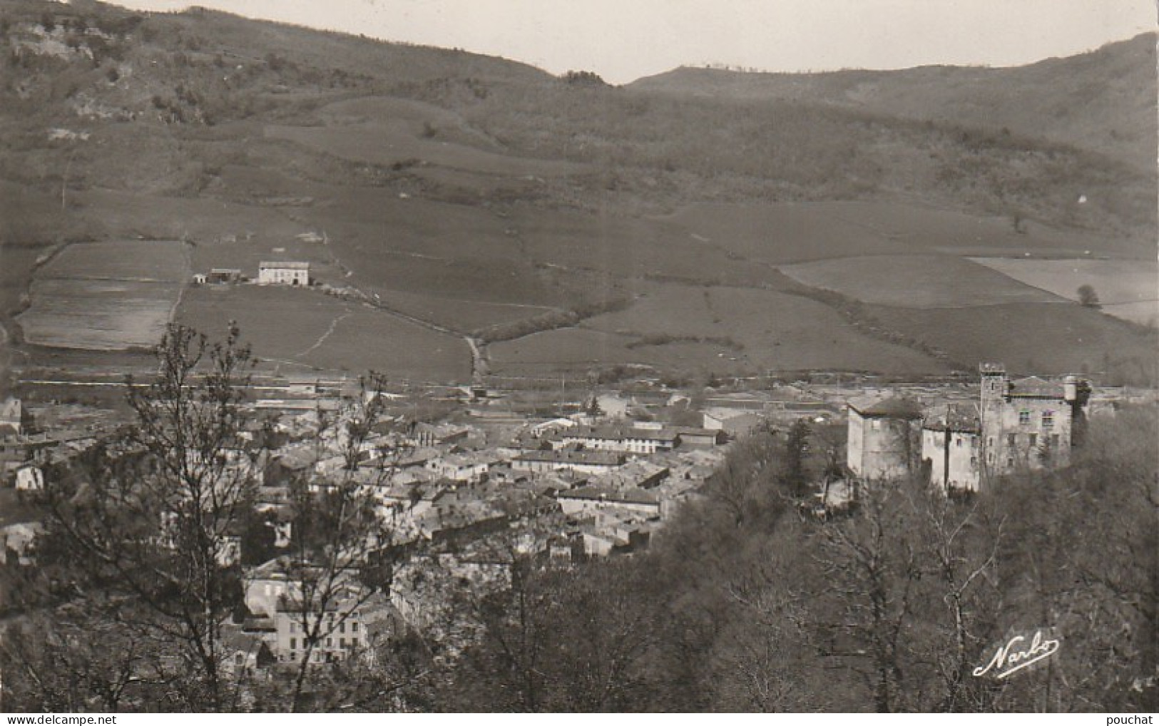 AA+ 15-(11) CHALABRE - VUE GENERALE ET LE CHATEAU - Sonstige & Ohne Zuordnung