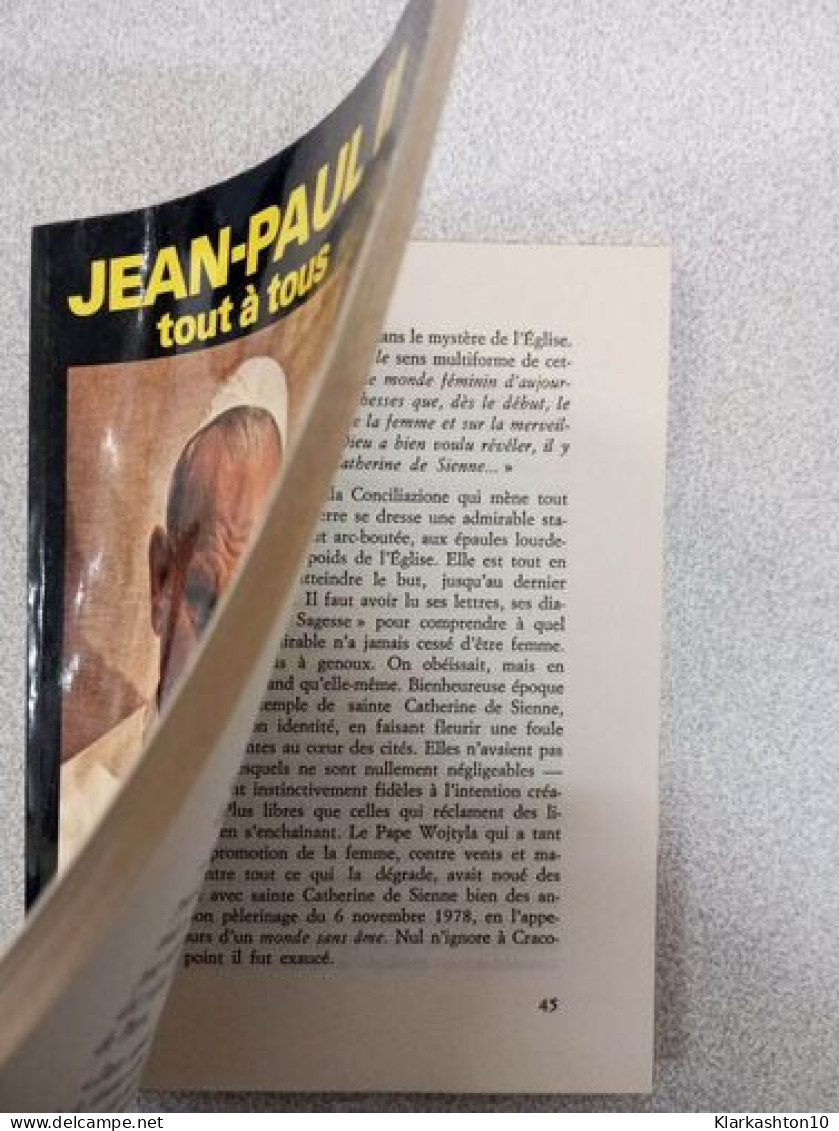 Jean - Paul II Tout à Tous - Andere & Zonder Classificatie