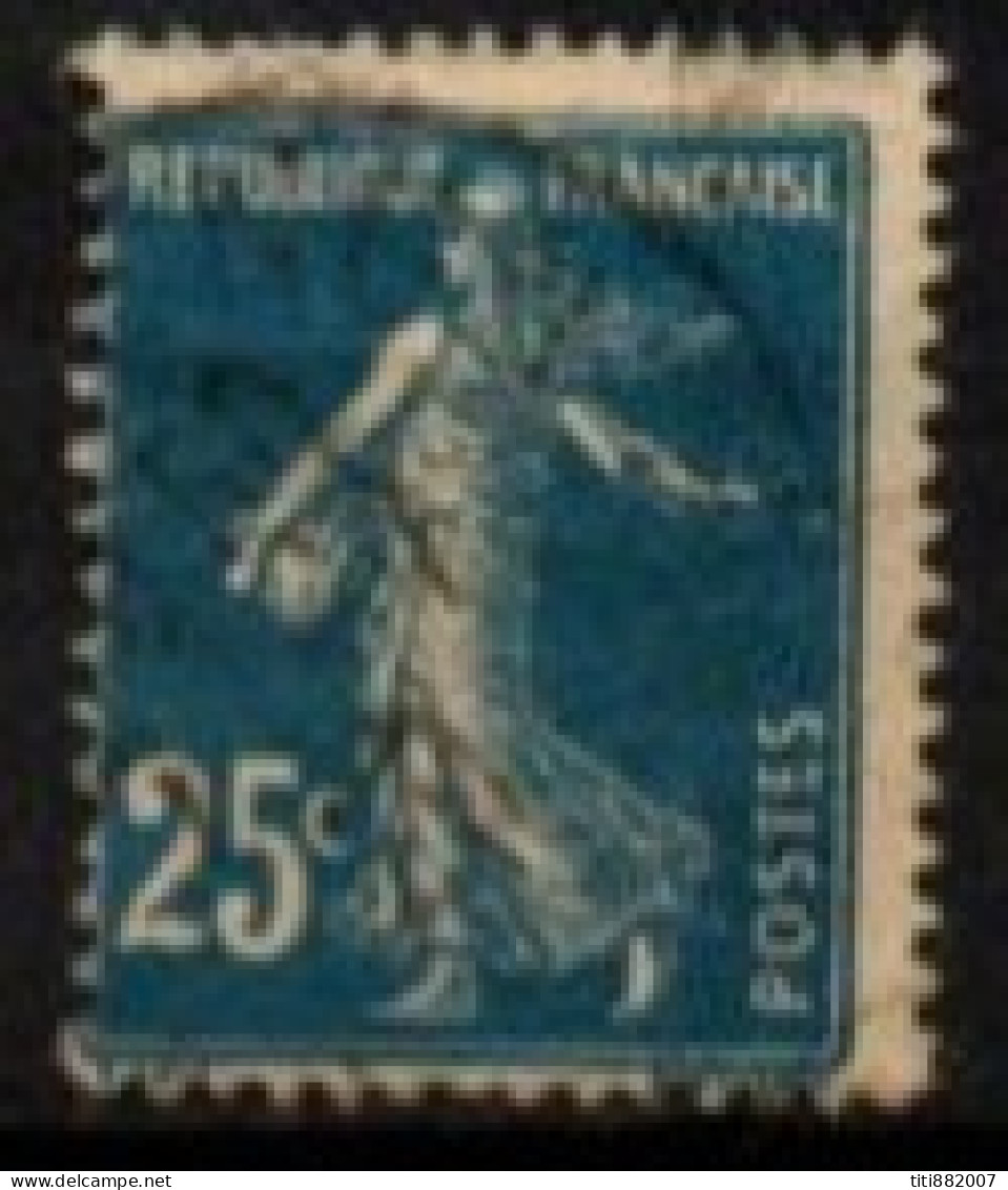 FRANCE    -   1907 .   Y&T N° 140r Oblitéré.  Papier  GC - Usados