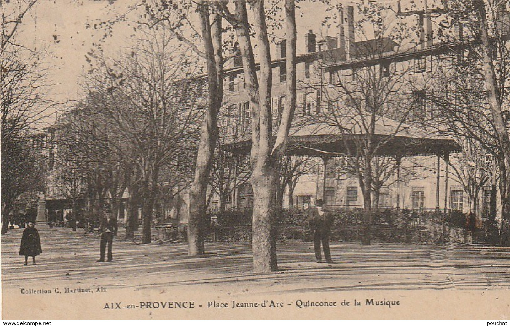 AA+ 17-(13) AIX EN PROVENCE - PLACE JEANNE D' ARC - QUINCONCE DE LA MUSIQUE - Aix En Provence