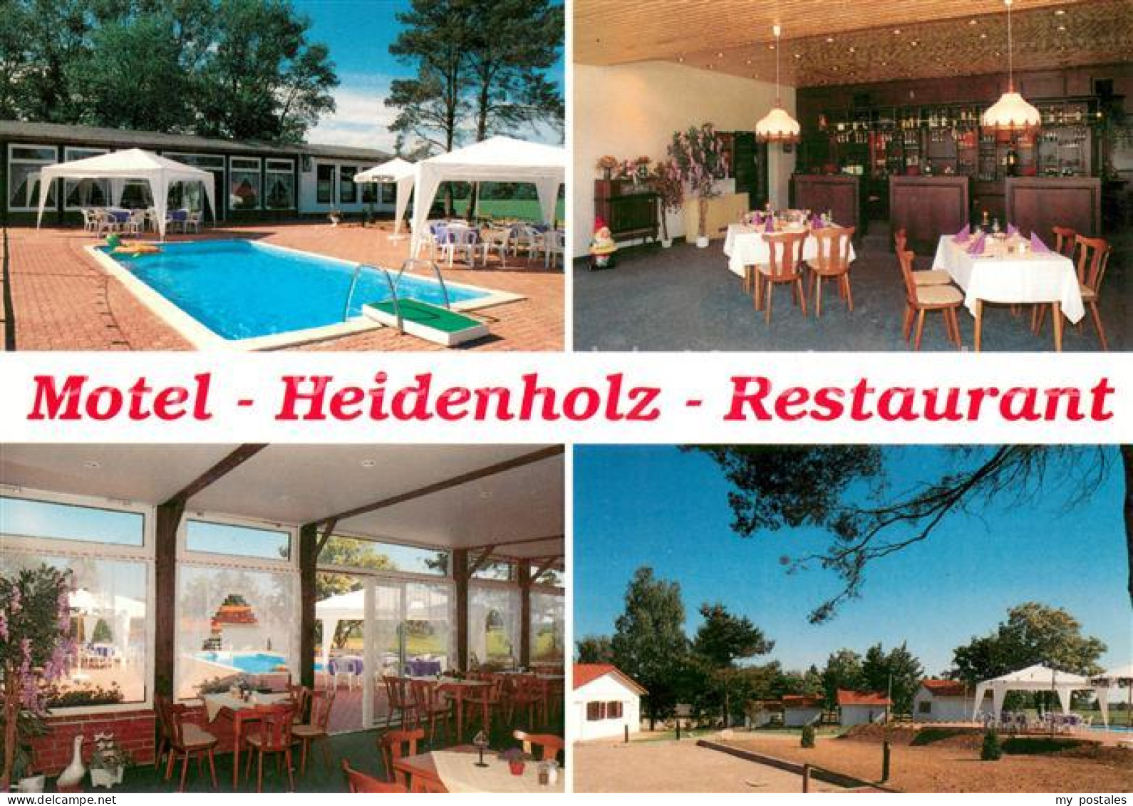 73650500 Plau See Motel Heidenholz Restaurant Gastraeume Pool Plau See - Plau