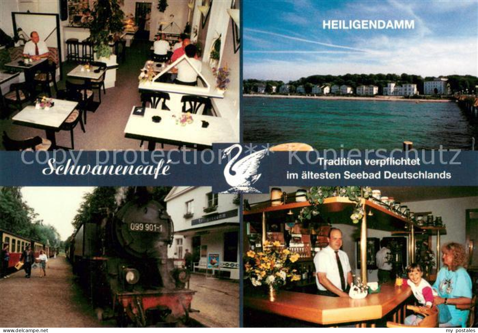 73650496 Heiligendamm Ostseebad Schwanencafe Gaststube Inselbahn Bar Heiligendam - Heiligendamm