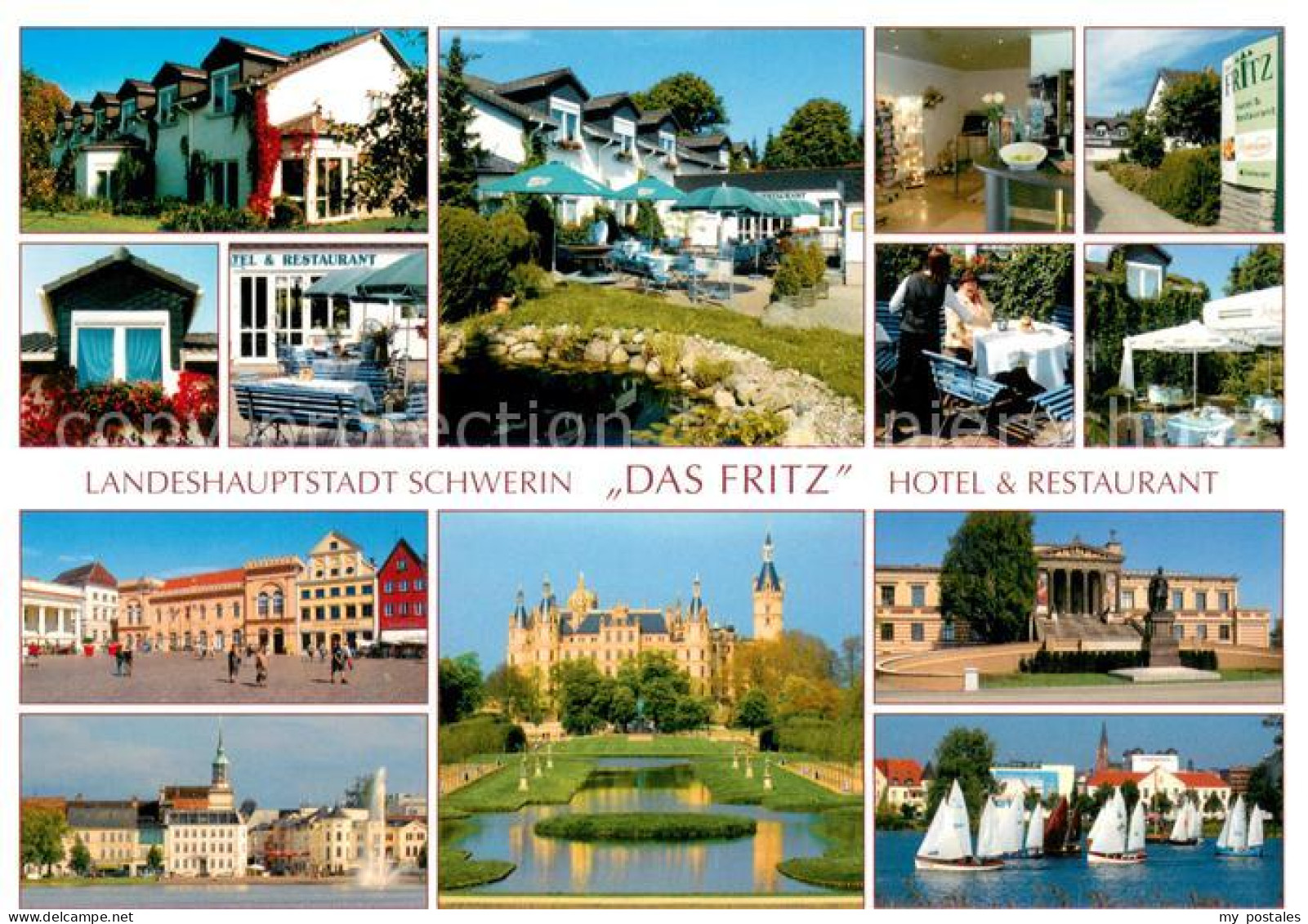 73650491 Schwerin Mecklenburg Das Fritz Hotel Restaurant Fahrschule Schloss Sege - Schwerin