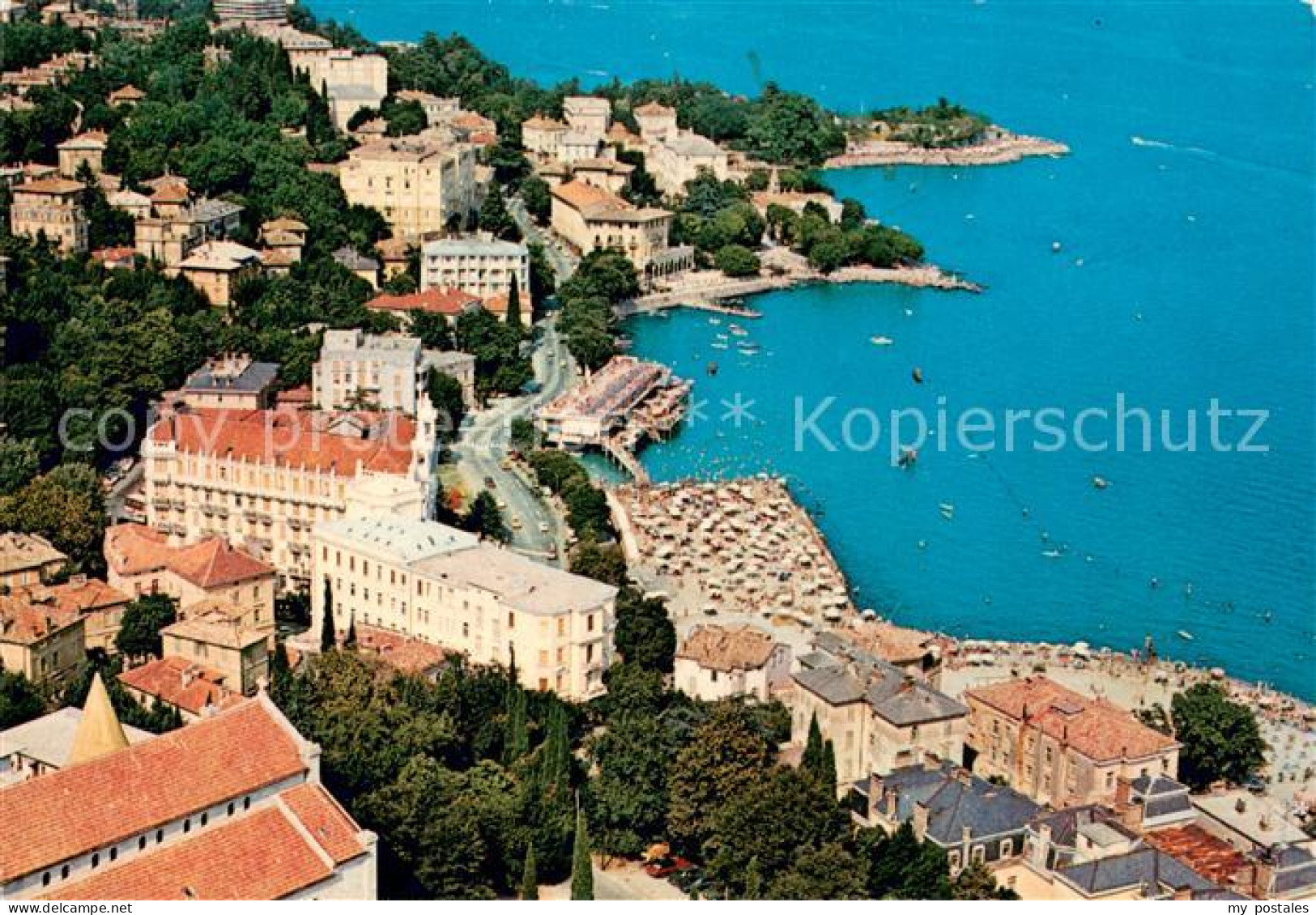 73650485 Opatija Istrien Kuestenort Fliegeraufnahme Opatija Istrien - Kroatien