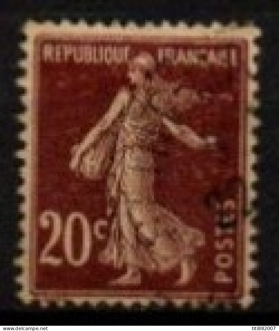 FRANCE    -   1907 .   Y&T N° 139e Oblitéré.  Papier  GC - Used Stamps