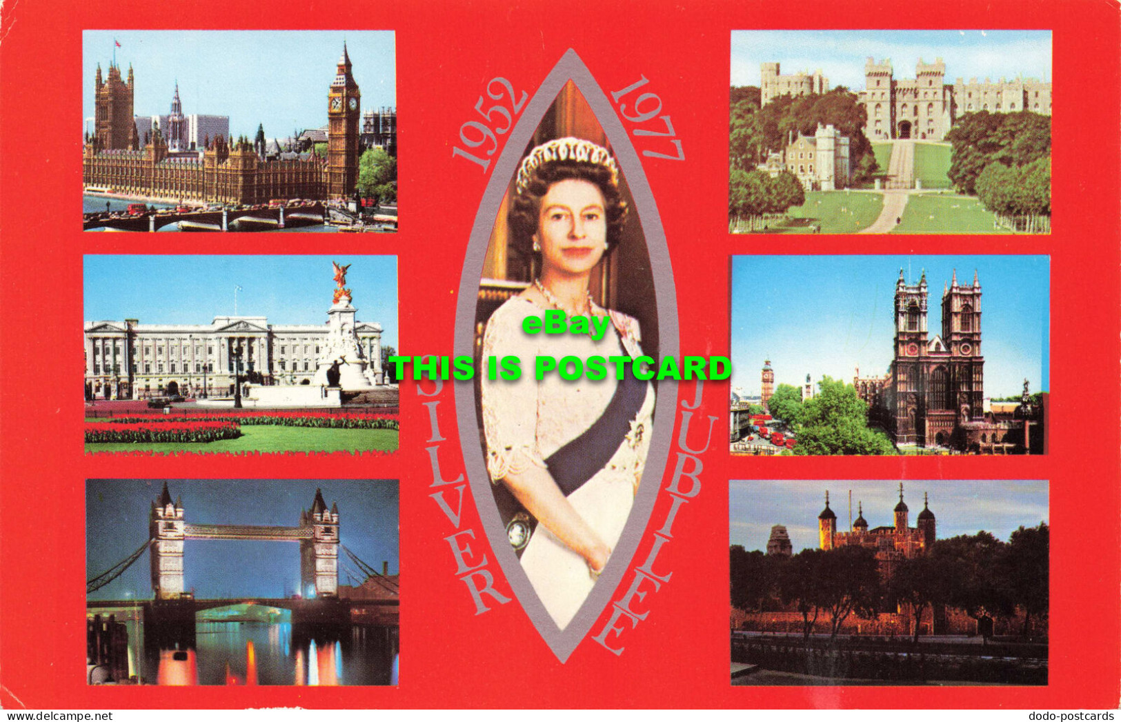 R579424 London. Silver Jubilee. 1952. 1977.Windsor Castle. Westminster Abbey. Bu - Otros & Sin Clasificación