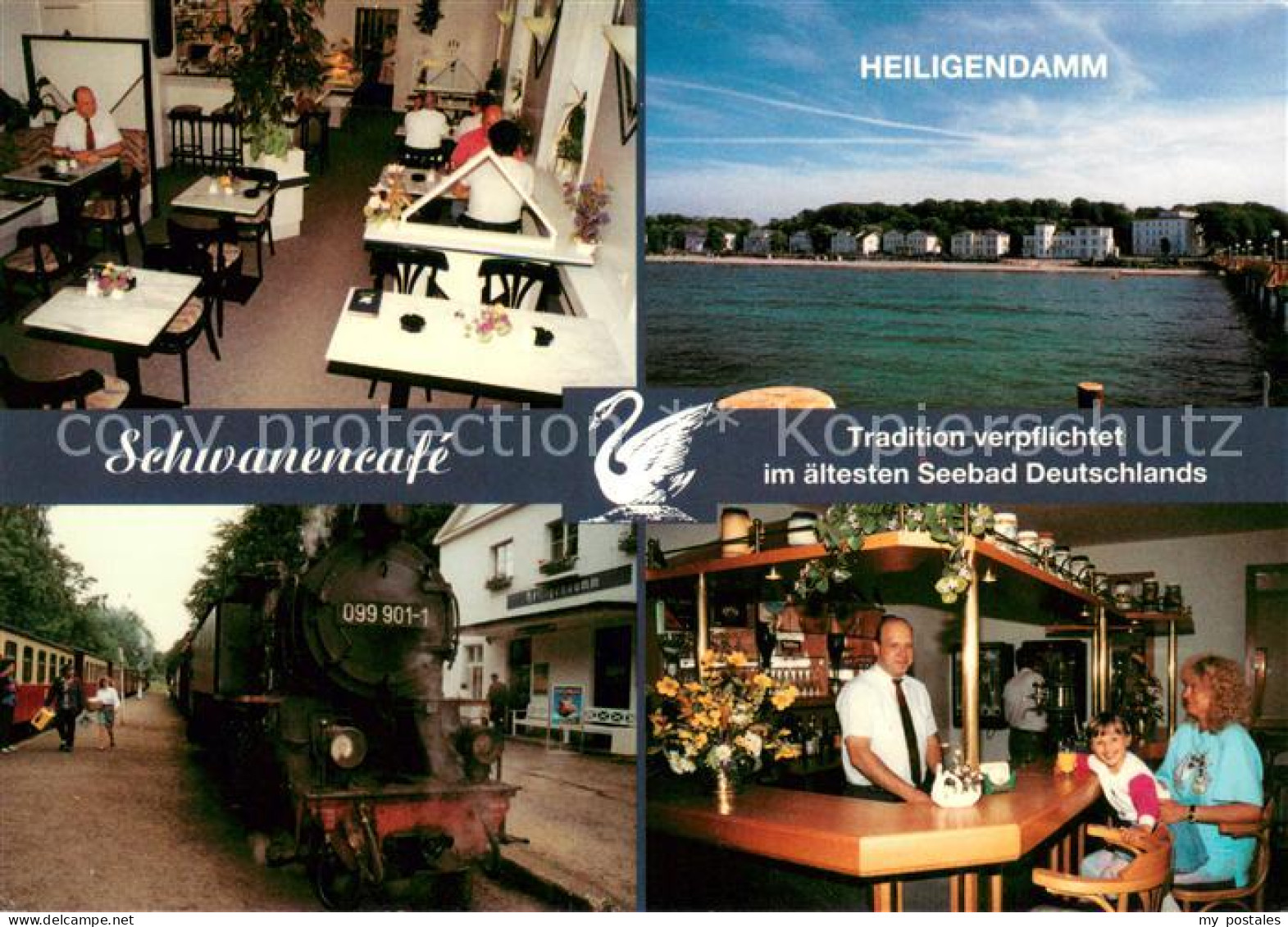 73650410 Heiligendamm Ostseebad Schwanencafe Gaststube Inselbahn Bar Heiligendam - Heiligendamm