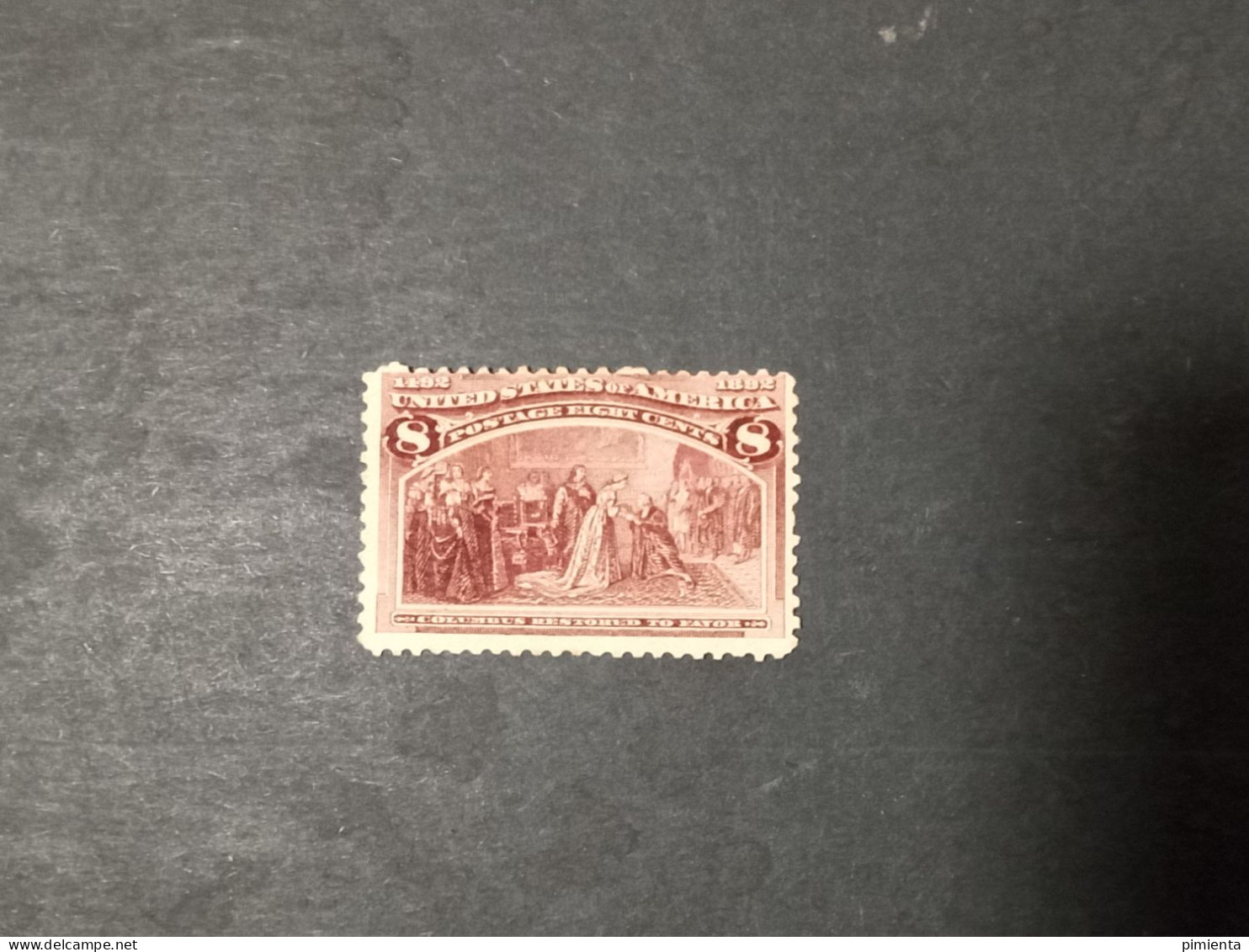 Timbre Exposition Colombienne De 1893, Neuf, 8 Cents, Carmin - Unused Stamps