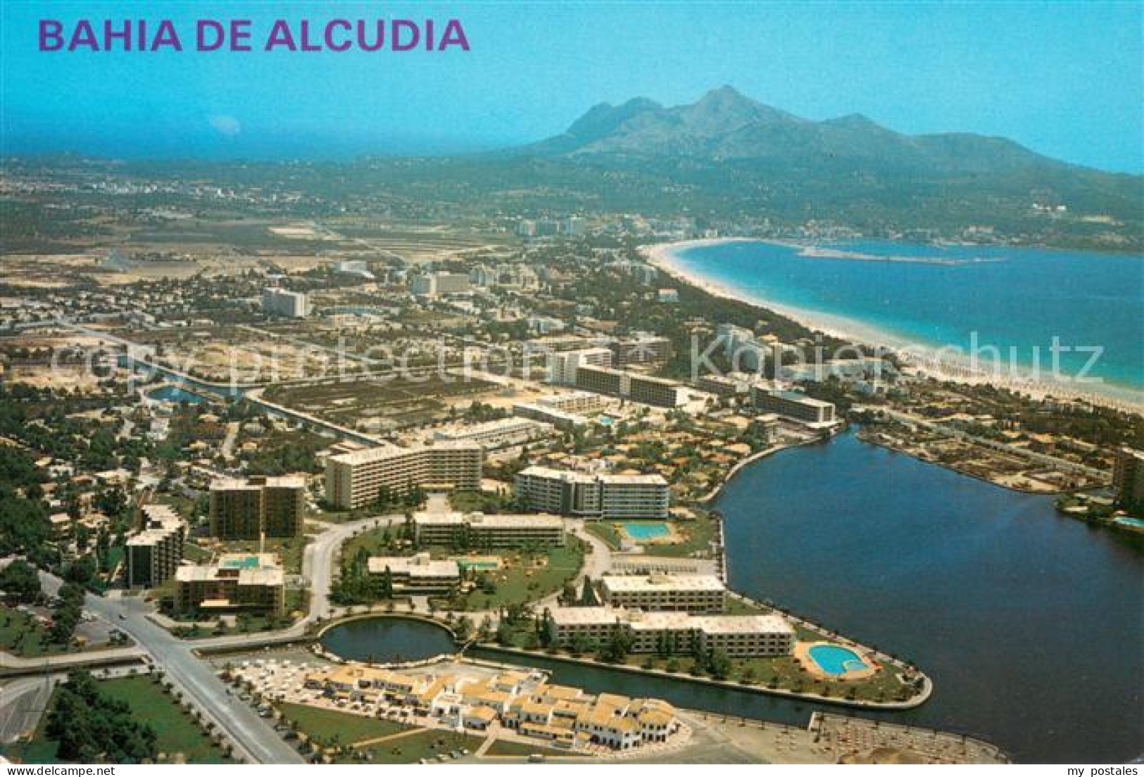 73650359 Bahia De Alcudia Complejo Residencial Bellevue Fliegeraufnahme Bahia De - Autres & Non Classés