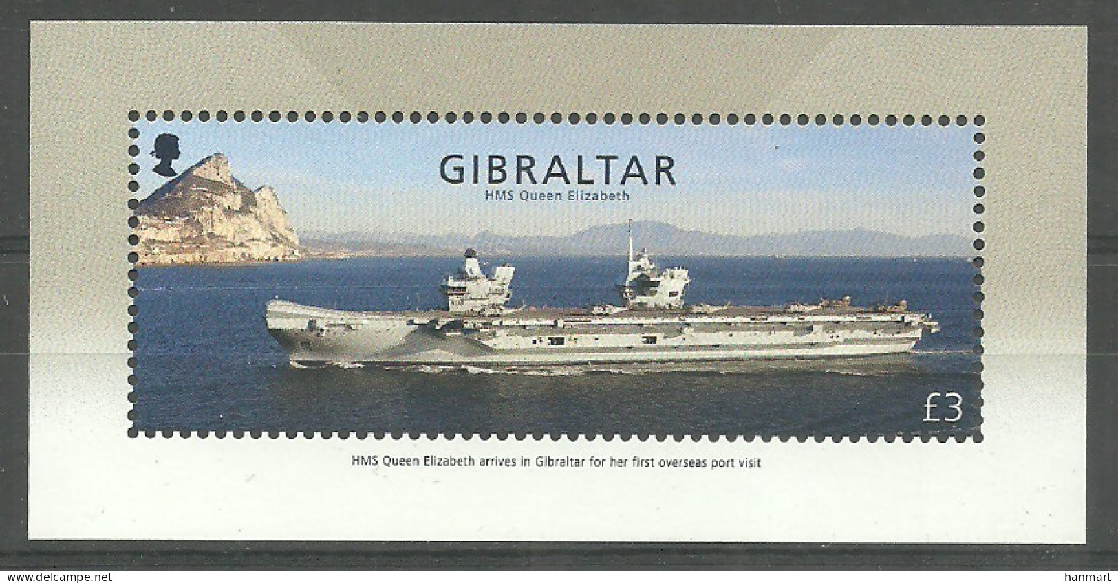 Gibraltar 2018 Mi Block 131 MNH  (ZE1 GIBbl131) - Otros & Sin Clasificación