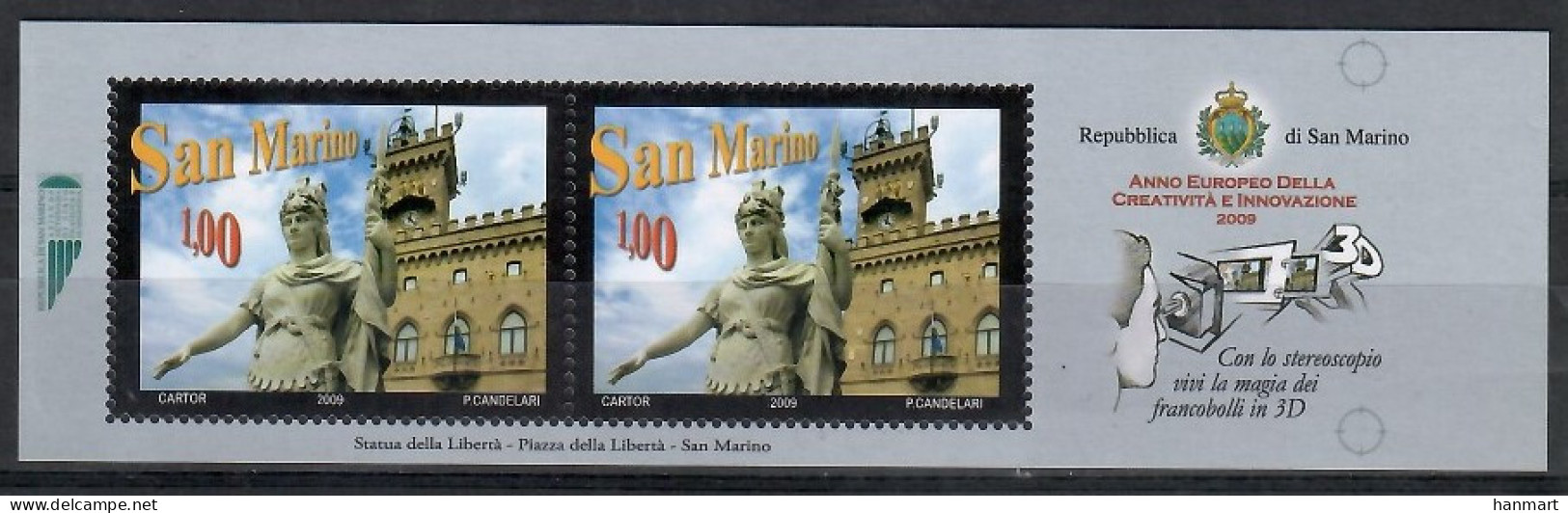 San Marino 2009 Mi Block 45 MNH  (ZE2 SMRbl45) - Andere