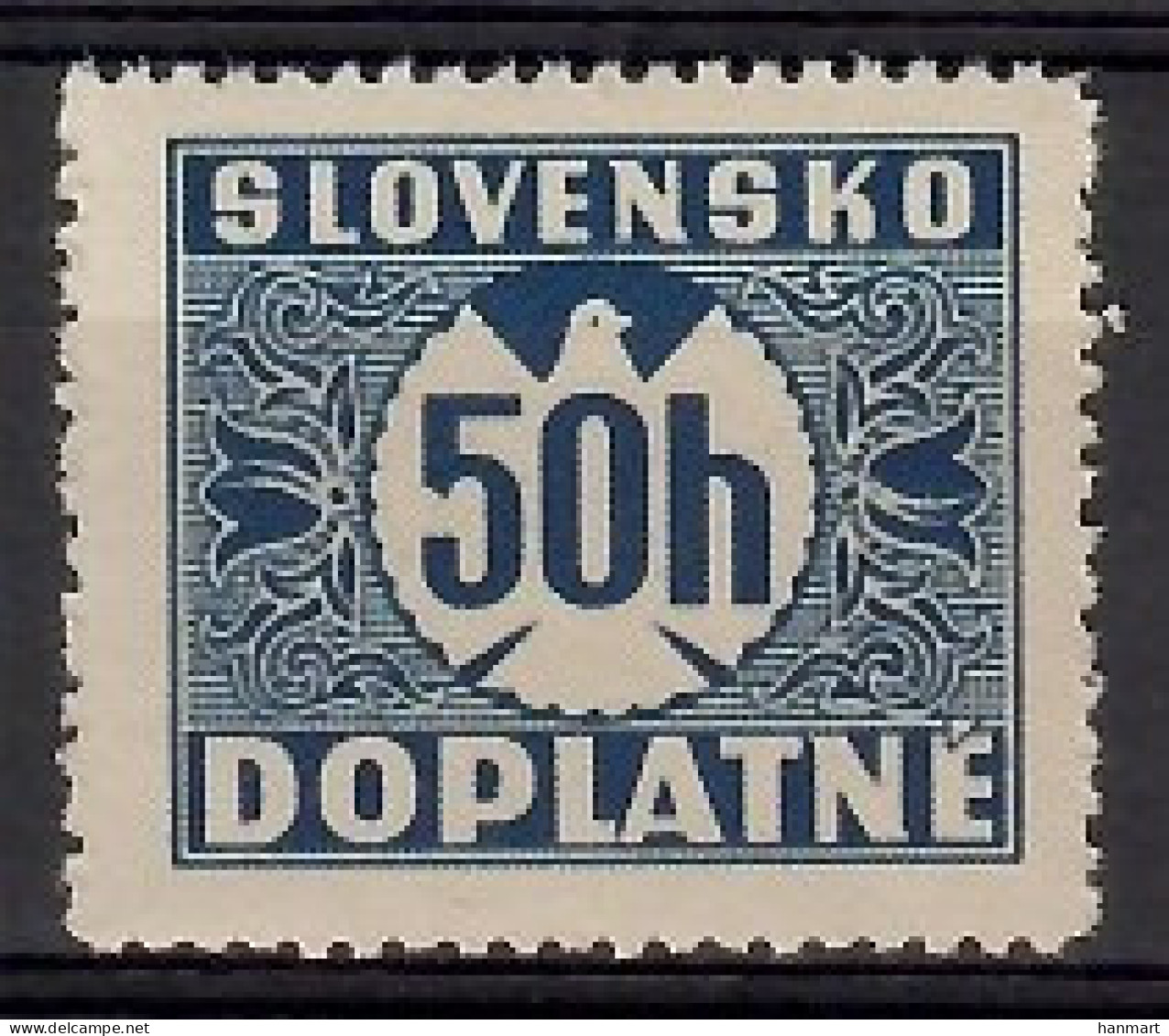 Slovakia 1939 Mi Por 6 MNH  (LZE4 SLKpor6) - Unclassified