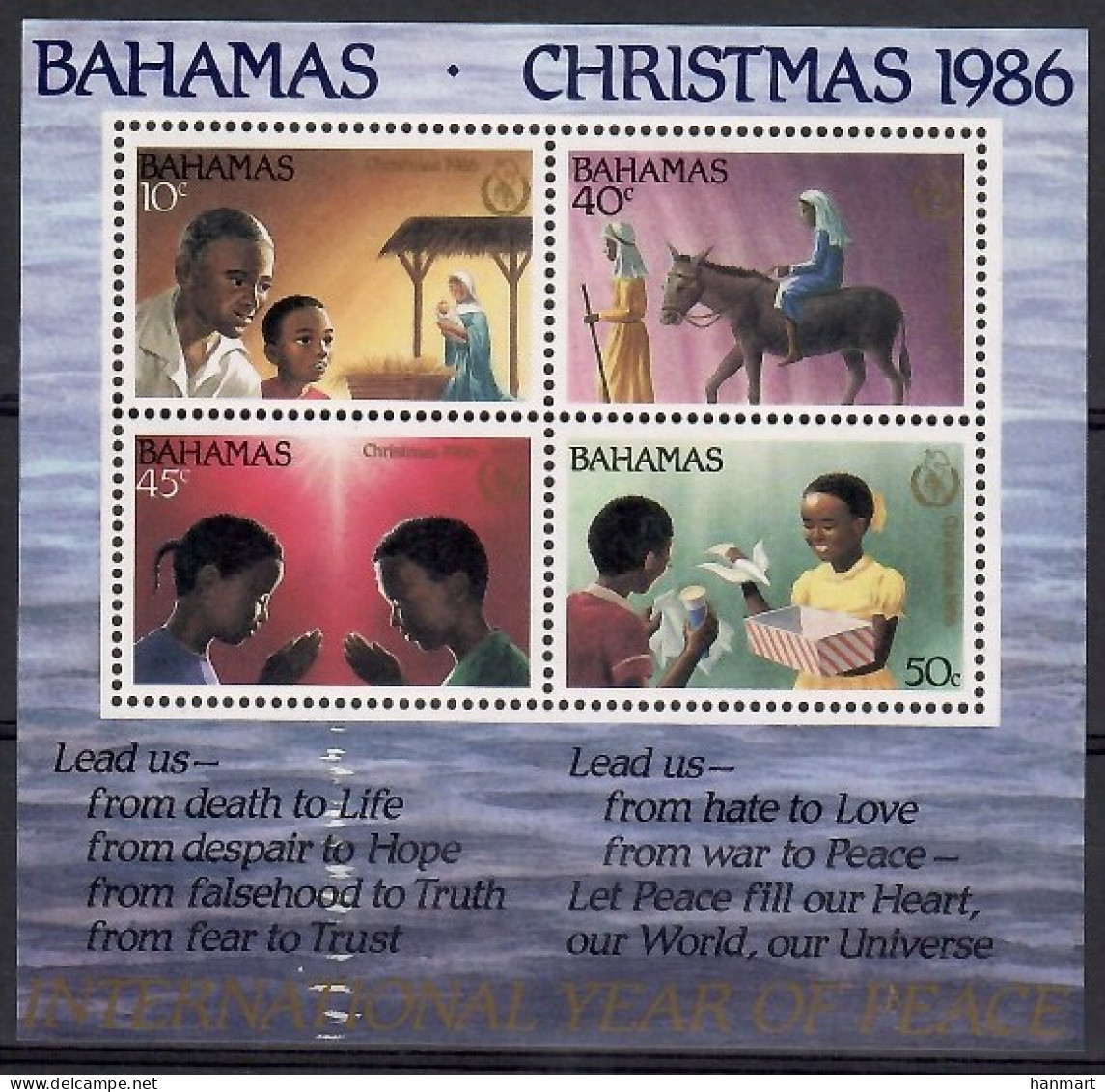 Bahamas 1986 Mi Block 50 MNH  (ZS2 BHMbl50) - Sonstige