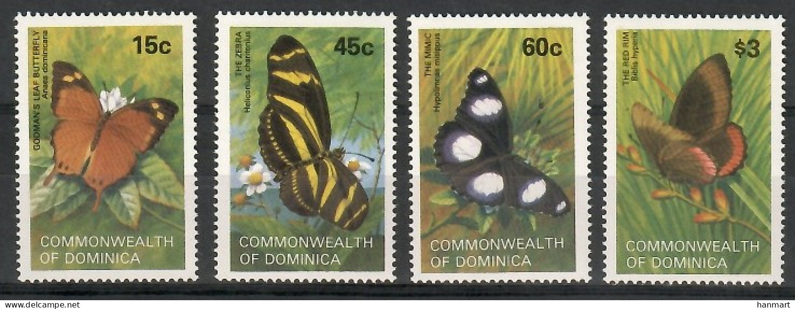 Dominica 1982 Mi 782-785 MNH  (ZS2 DMN782-785) - Otros & Sin Clasificación