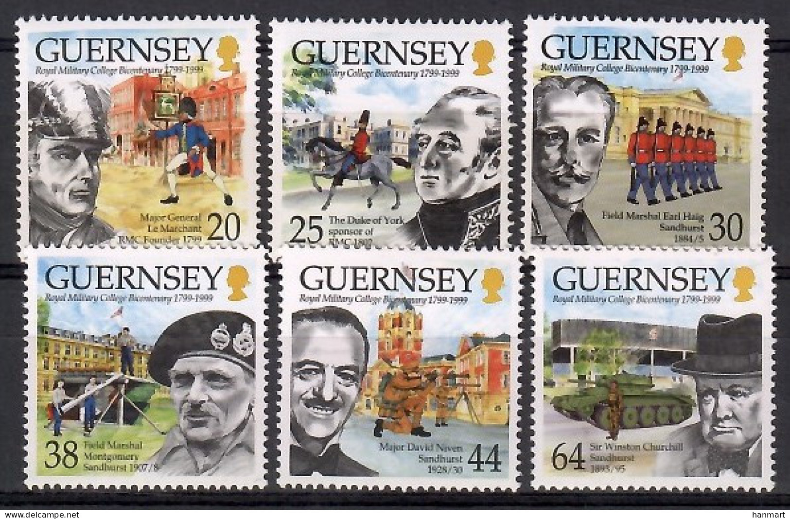 Guernsey 2000 Mi 813-818 MNH  (ZE3 GRN813-818) - Other & Unclassified