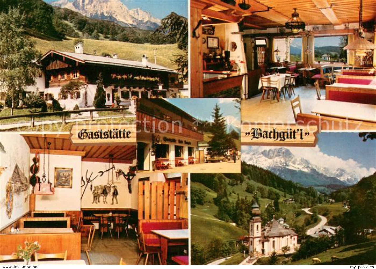 73650341 Maria Gern Gaststaette Cafe Bachguetl Gastraeume Wallfahrtskirche Maria - Berchtesgaden