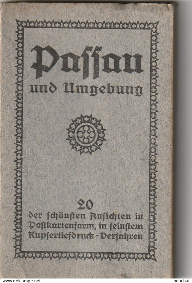 AA+ 24- PASSAU , DEUTSCHLAND - PASSAU UND UMGEBUNG ( 20 KARTEN ) - LIVRET DEPLIANT DE 20 CARTES POSTALES - Passau