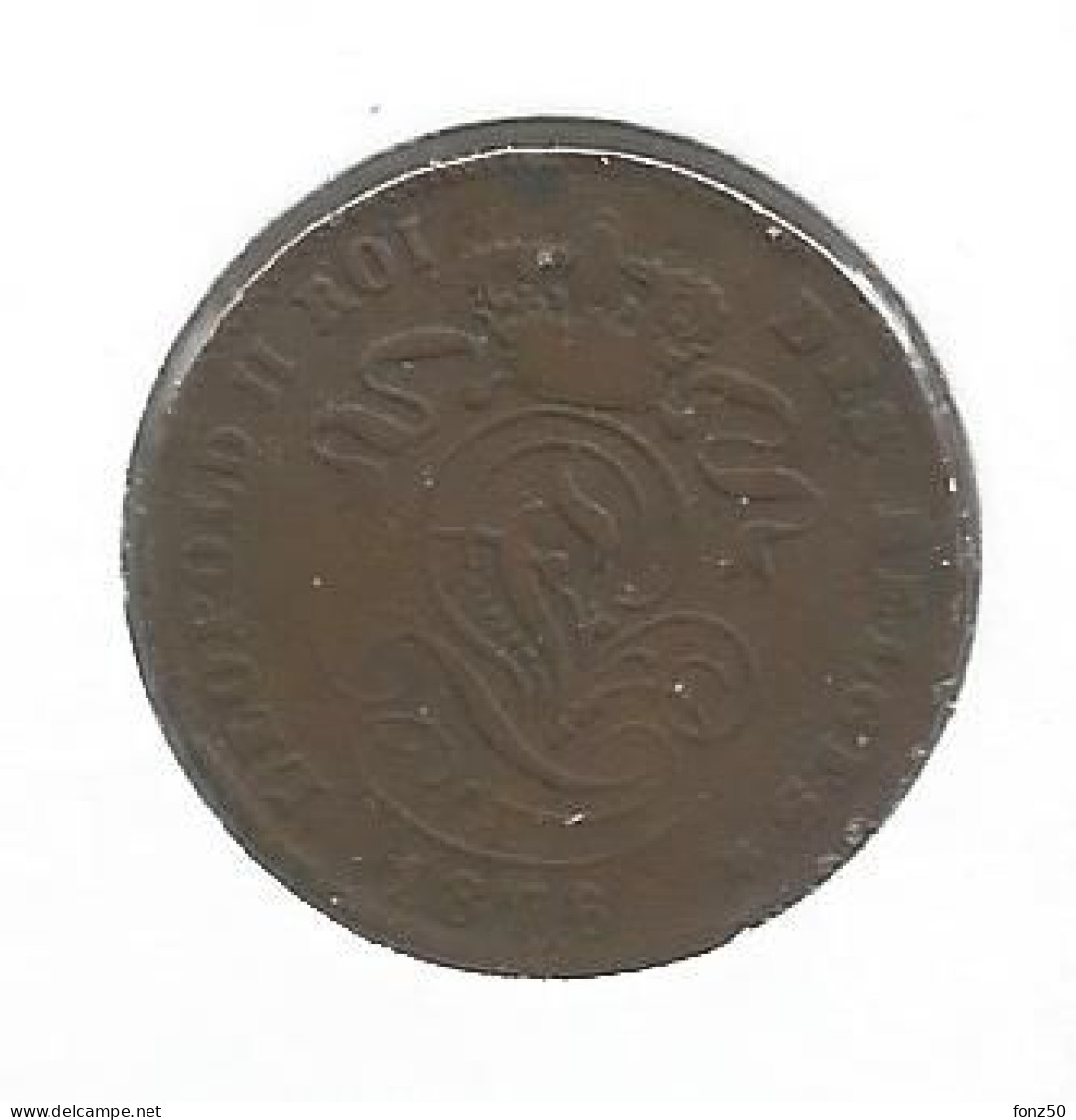 LEOPOLD II * 2 Cent 1876 * Z.Fraai * Nr 12918 - 2 Cent