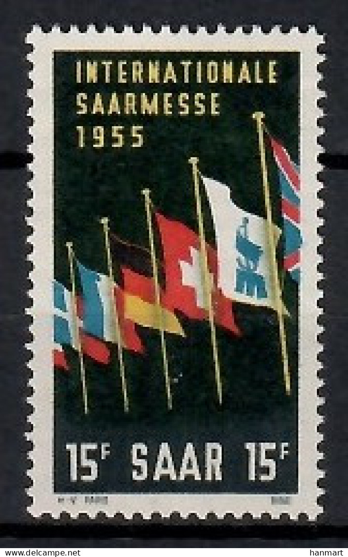 Germany, Saarland 1955 Mi 359 MNH  (ZE5 SAA359) - Stamps